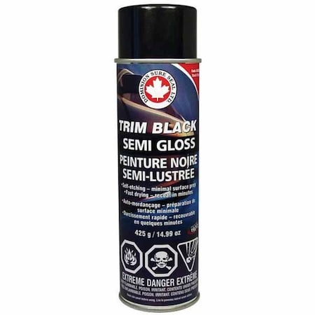 Dominion Sure Seal TRIM BLACK 425gm - SEMI GLOSS, Can 24003